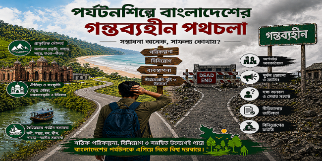 পর্যটনশিল্পে বাংলাদেশের গন্তব্যহীন পথচলা